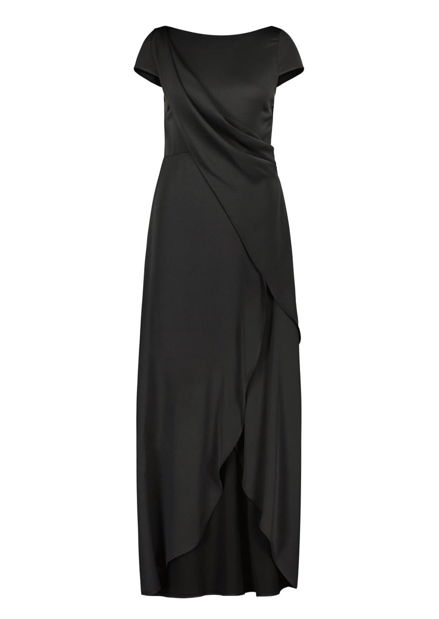 ANNA EVENING DRESS, BLACK