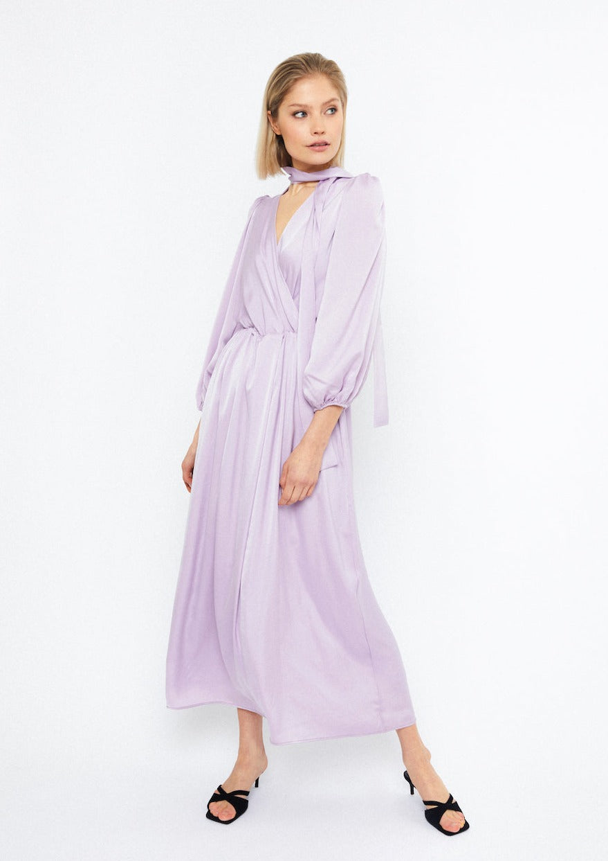 EMILY MIDI DRESS, Lavender