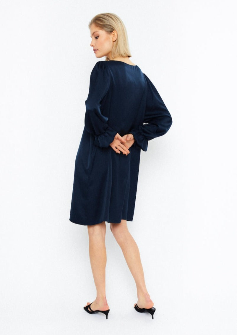 EMMA DRESS, Dark blue