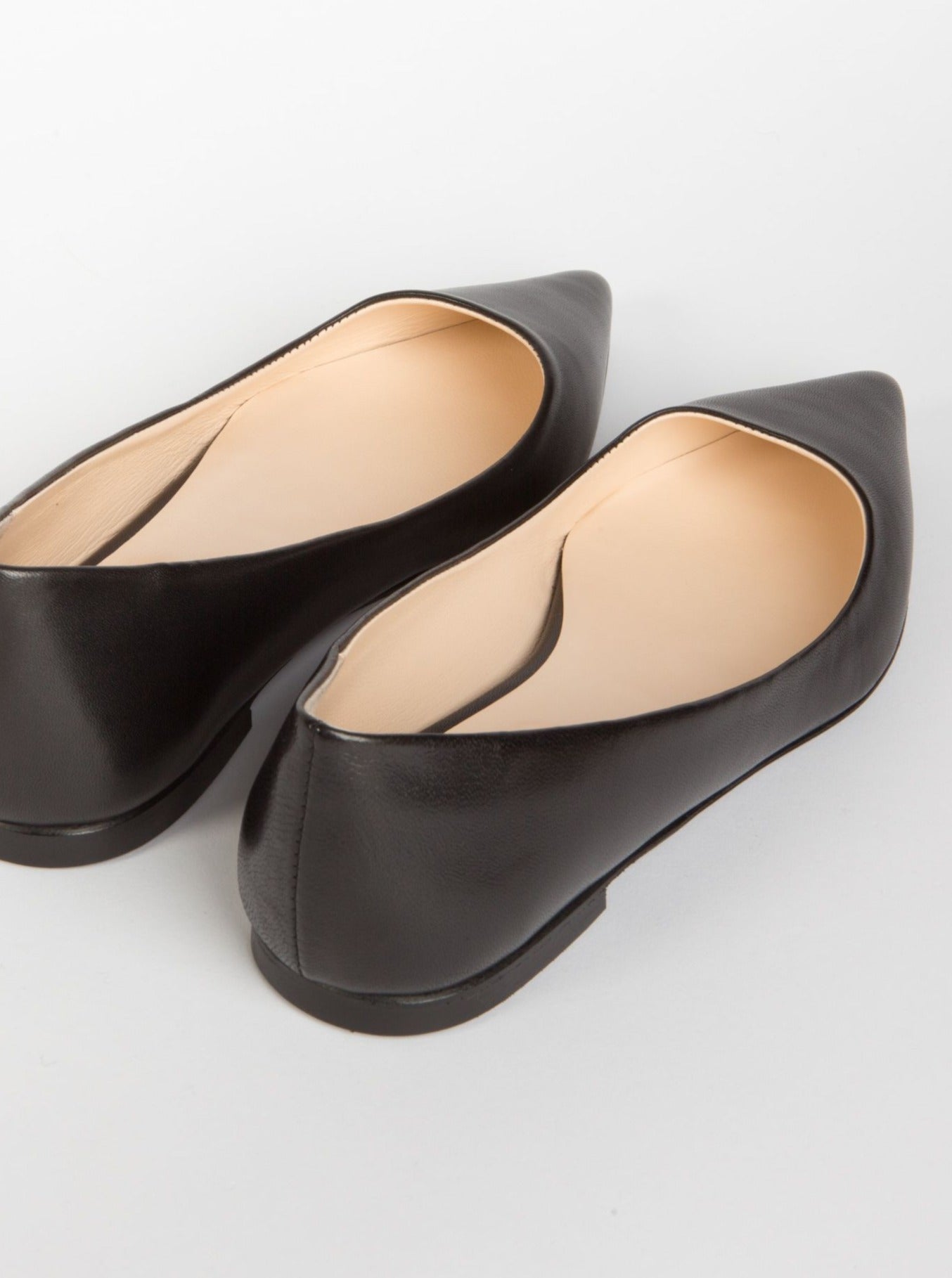 FLAT SHOES, BLACK