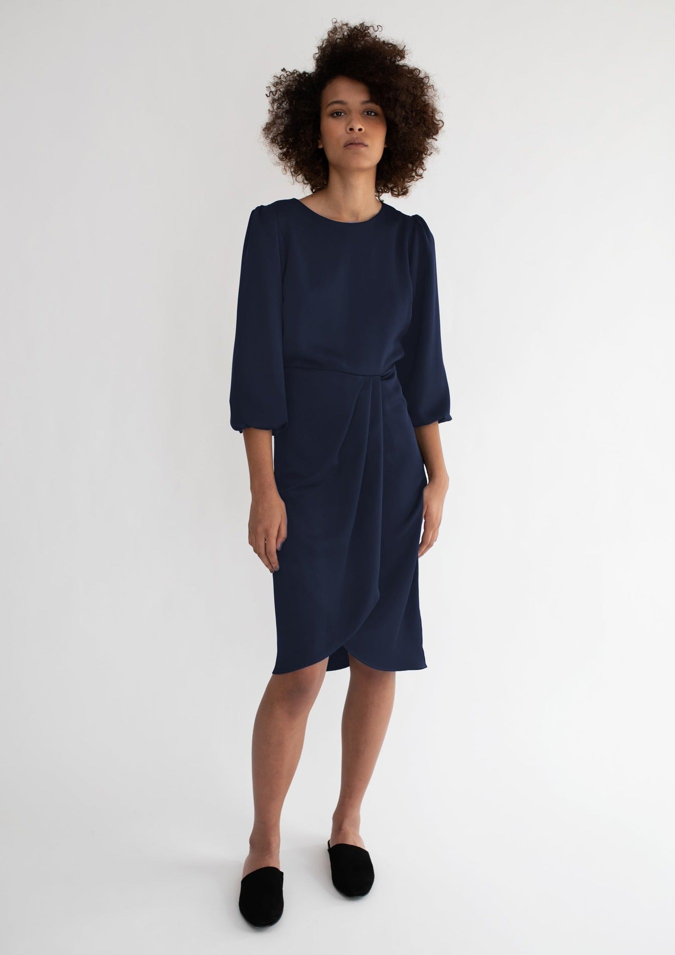 GAYA DRESS, Dark blue