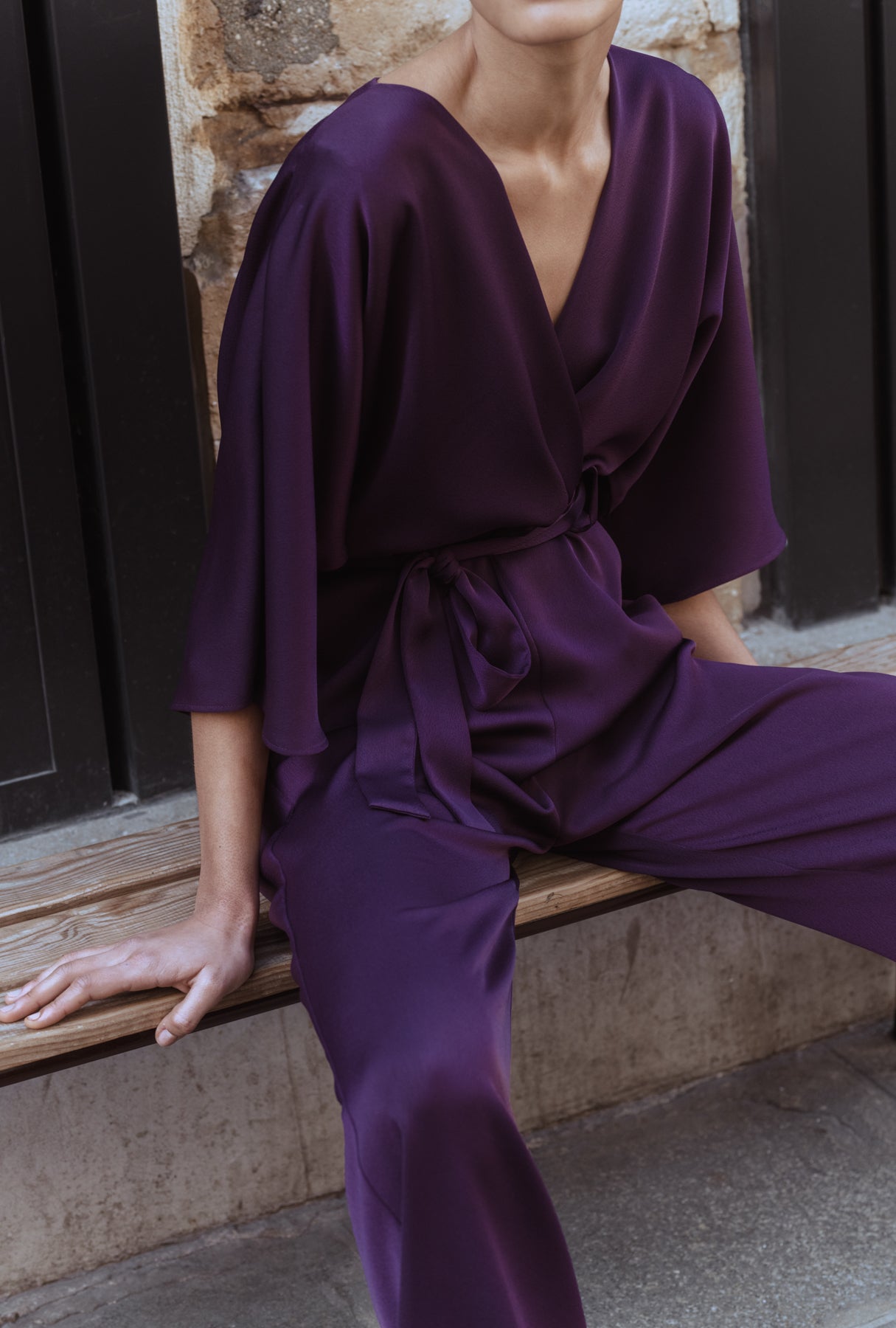 VENICE JUMPSUIT, PLUM