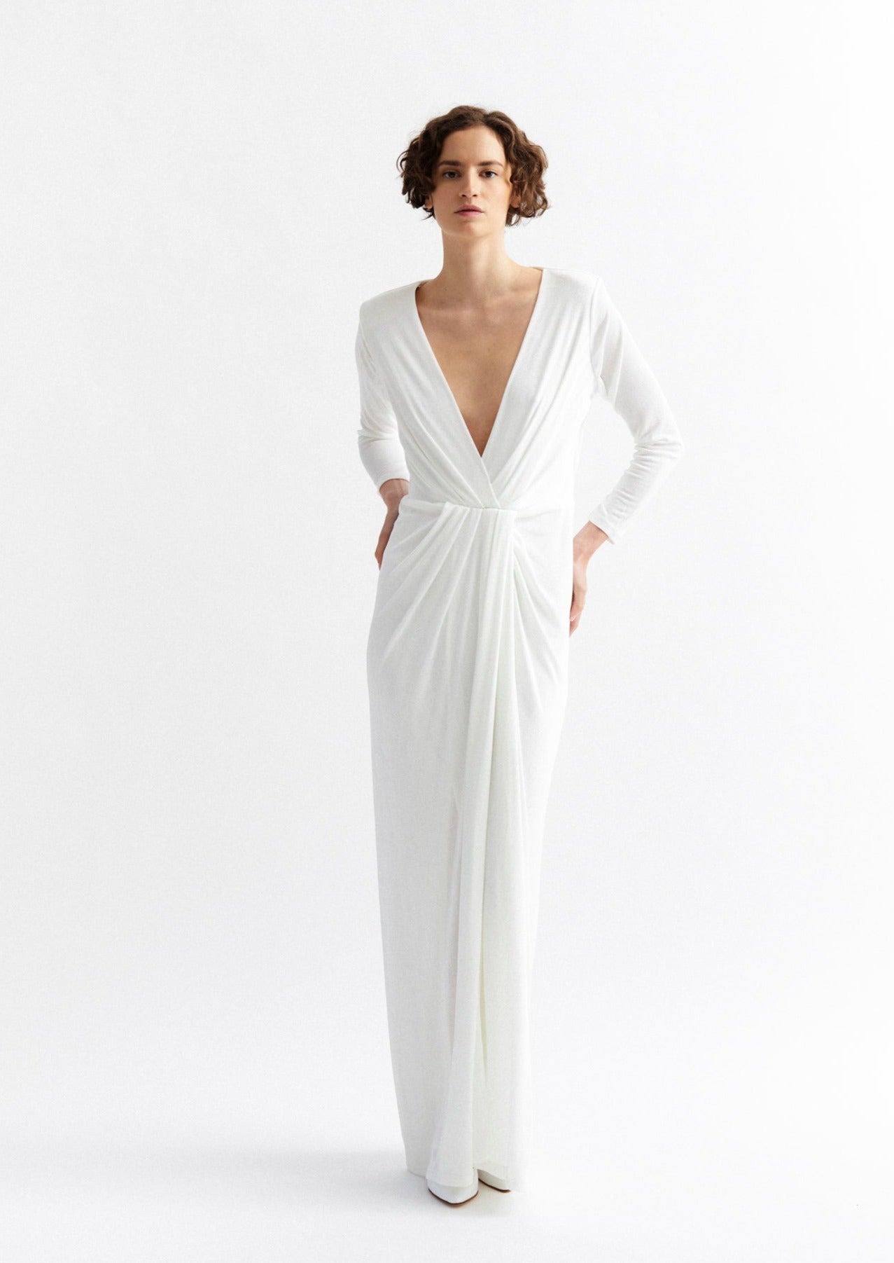 FLORENCE GOWN, WHITE