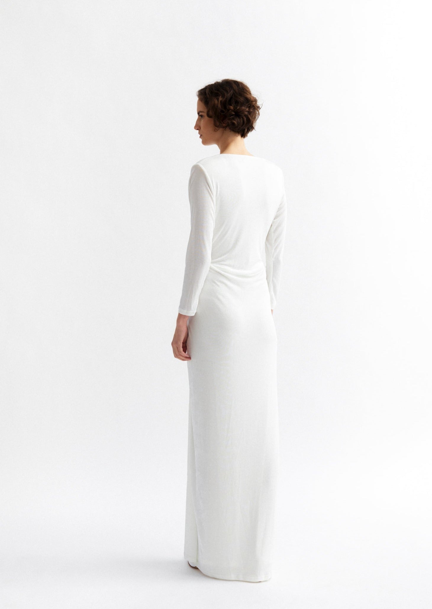 FLORENCE GOWN, WHITE
