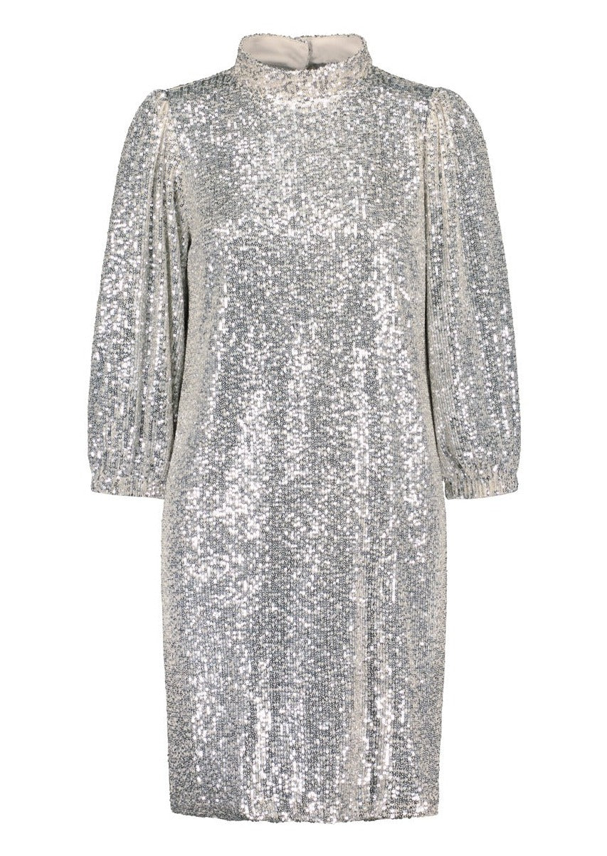 LULU DRESS, Silver
