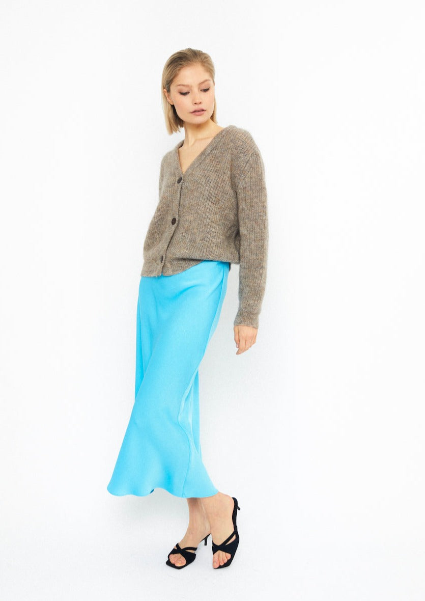 PEARL SKIRT, Turquoise
