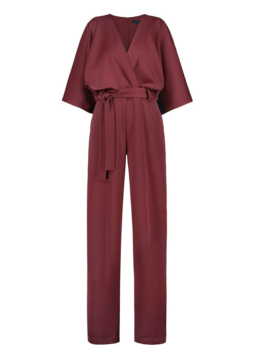 VENICE JUMPSUIT, CHERRY