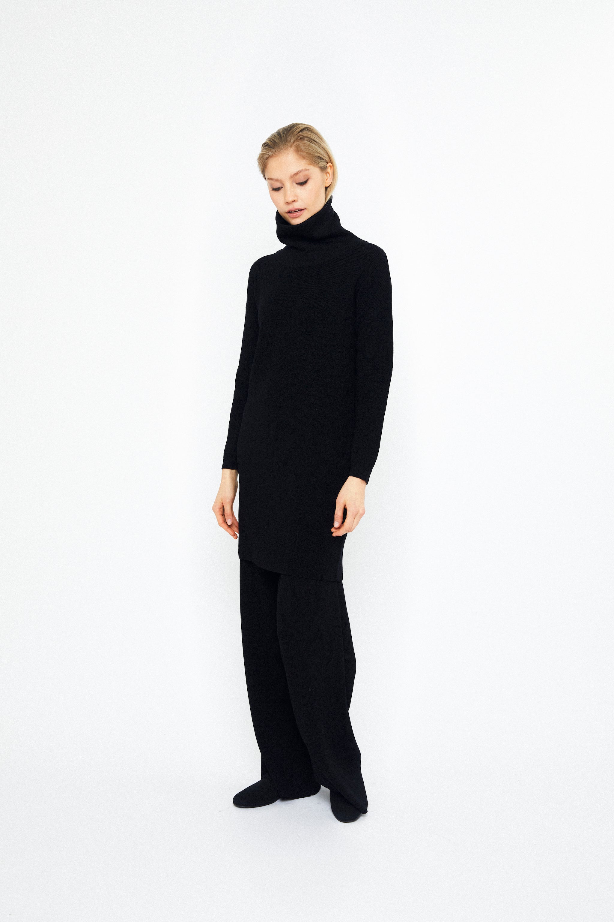 LISA LONG PANTS, BLACK