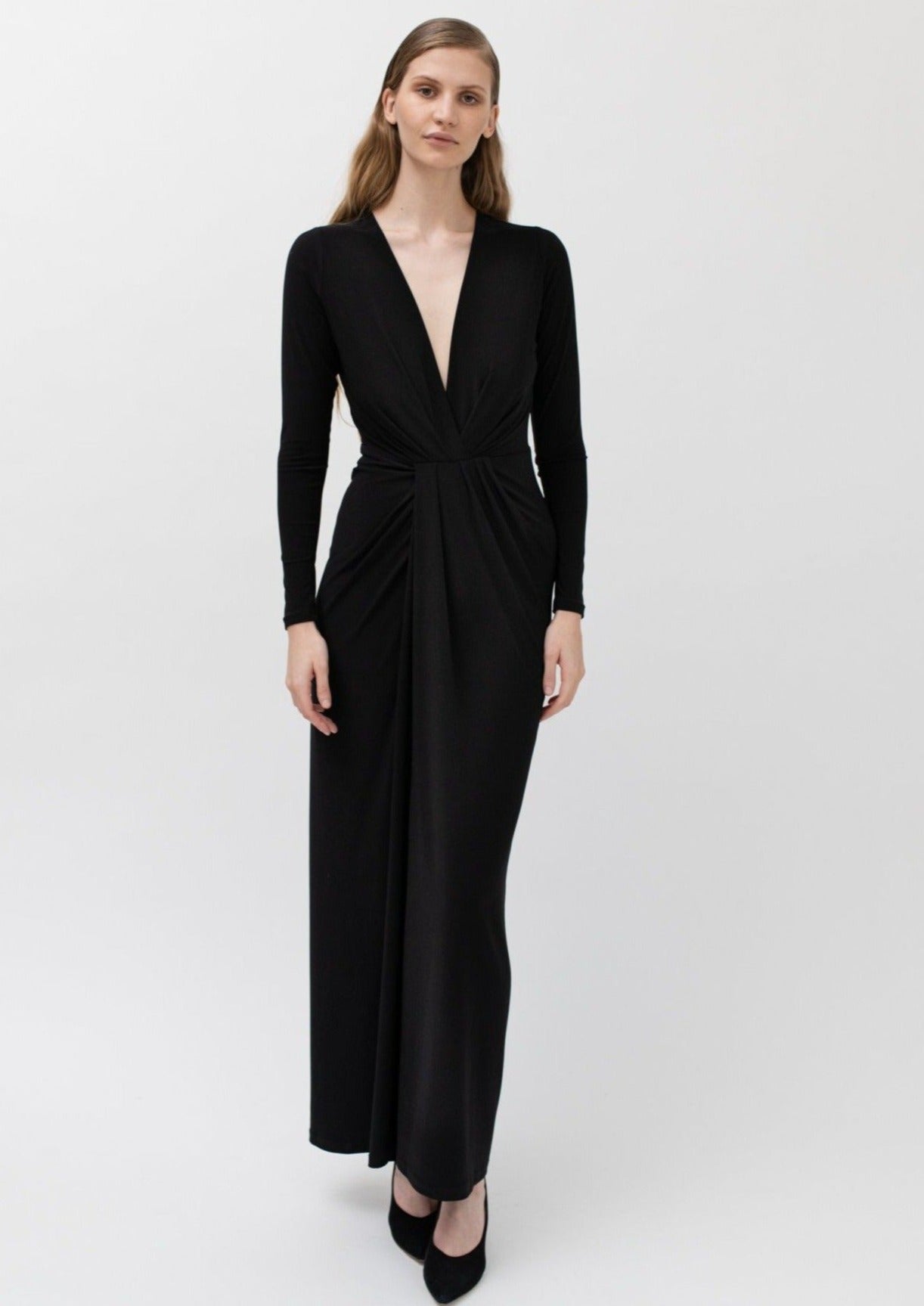 FLORENCE EVENING DRESS, BLACK