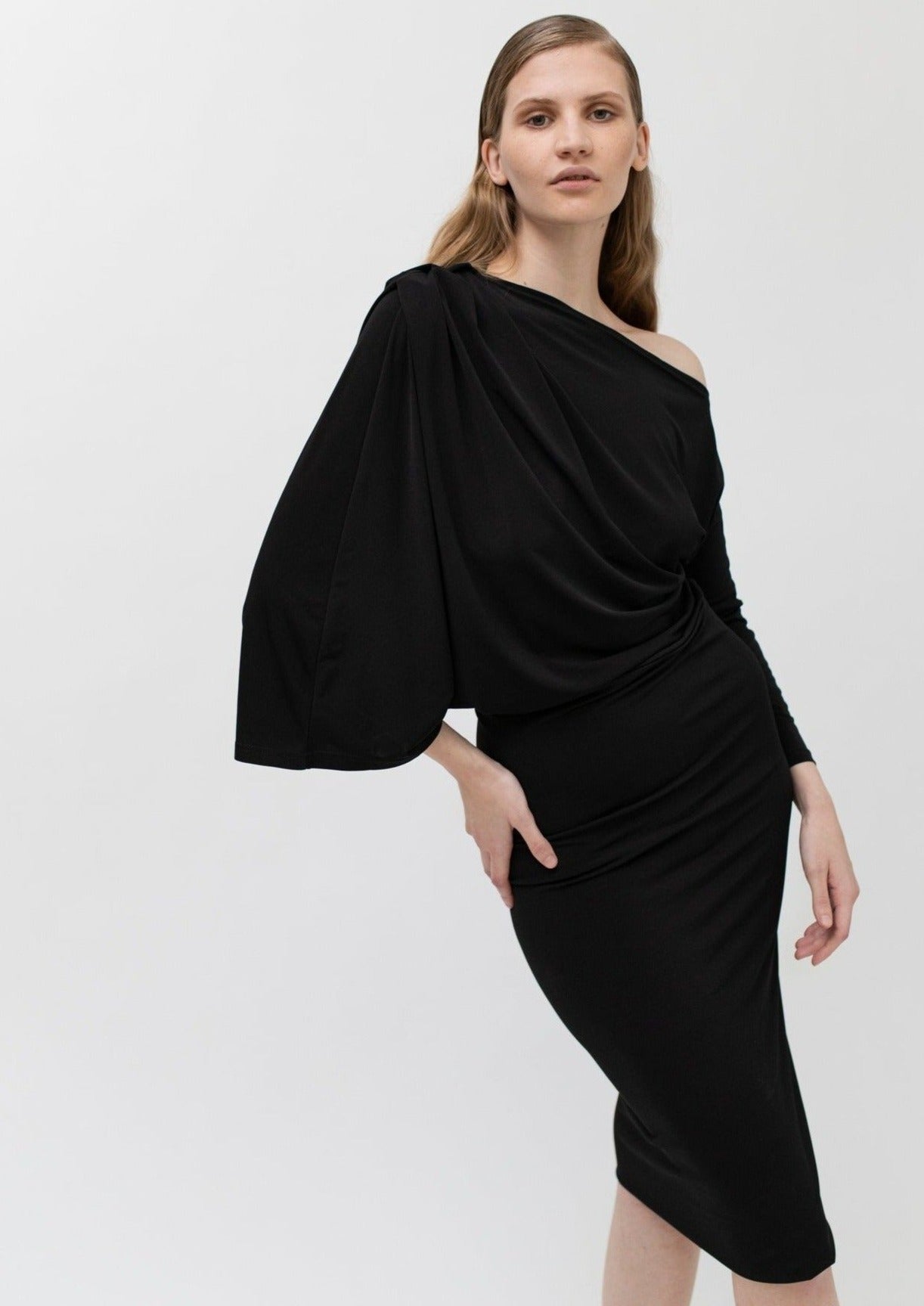 SORROW DRESS, BLACK