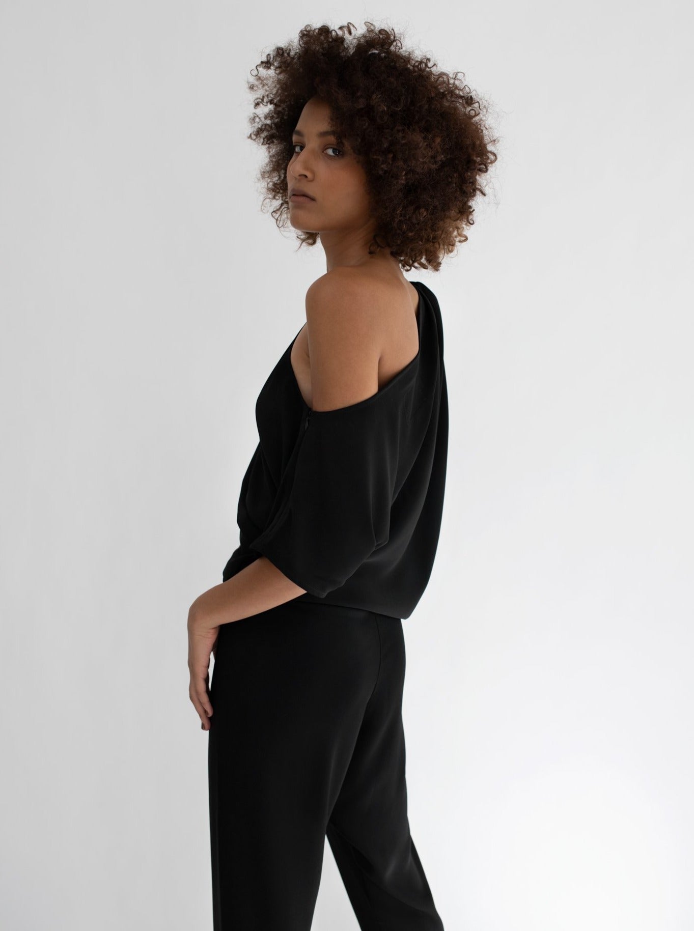 SORROW JUMPSUIT, BLACK