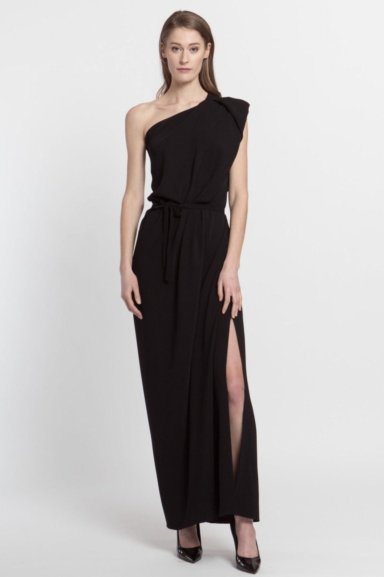 TULIP MAXI DRESS BLACK