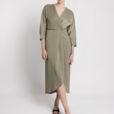 CHARLI DRESS, Light Khaki