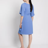 VENLA DRESS, Bluebell