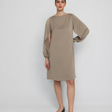 STELLA DRESS, Sand