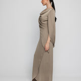 WIEN EVENING DRESS, Sand