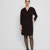 LARA DRESS, Brown