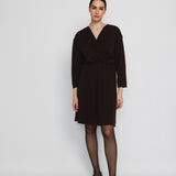 LARA DRESS, Brown