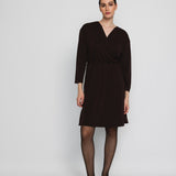 LARA DRESS, Brown