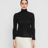 ELLE TURTLENECK, Black
