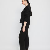 MEA MOHAIR SWEATER, Black