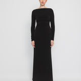 ROXANNE EVENING DRESS, Black