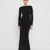 ROXANNE EVENING DRESS, Black