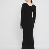 ROXANNE EVENING DRESS, Black