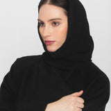WOOL HOOD, Black