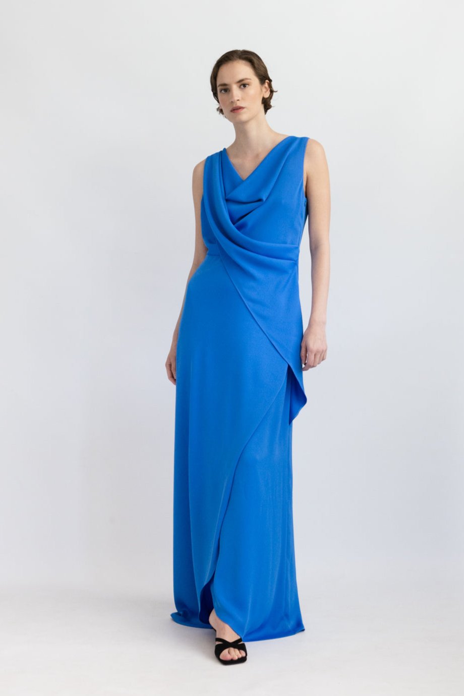 VIOLA EVENING DRESS, BLUE