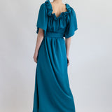 PENNY MAXI DRESS, Petrol