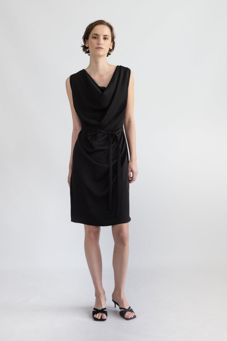 THELMA DRESS, BLACK