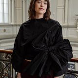 BOW JACKET, Black