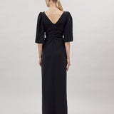 ANN EVENING DRESS, Black