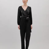 ARIELLA SILK BLOUSE, Black