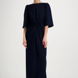 ANN EVENING DRESS, DARK BLUE