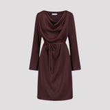 BETTE DRESS, Wine