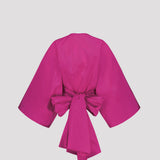 BOW JACKET, Fuchsia