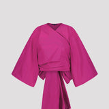 BOW JACKET, Fuchsia