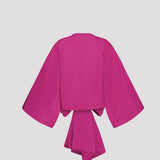 BOW JACKET, Fuchsia