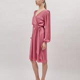 EMILY SATIN DRESS, Rose