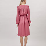 EMILY SATIN DRESS, Rose