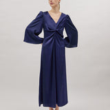 ENNA DRESS, Dark blue