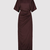 ERIKA EVENING DRESS, Plum