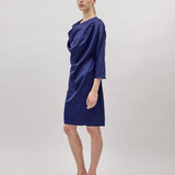 FALL DRESS, DARK BLUE