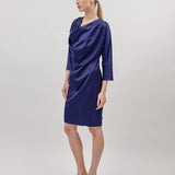 FALL DRESS, DARK BLUE