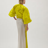 BOW JACKET, Yellow
