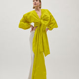 BOW JACKET, Yellow
