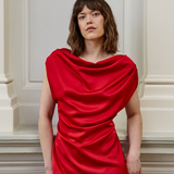 THESS COCKTAIL DRESS, Red