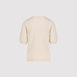 INES KNIT TOP, Cream